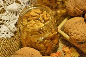 Resipi walnut untuk meningkatkan keberkesanan